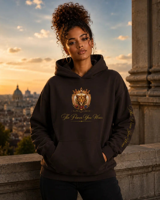 Alpha Lioness Blend™ Hooded Sweatshirt Printify