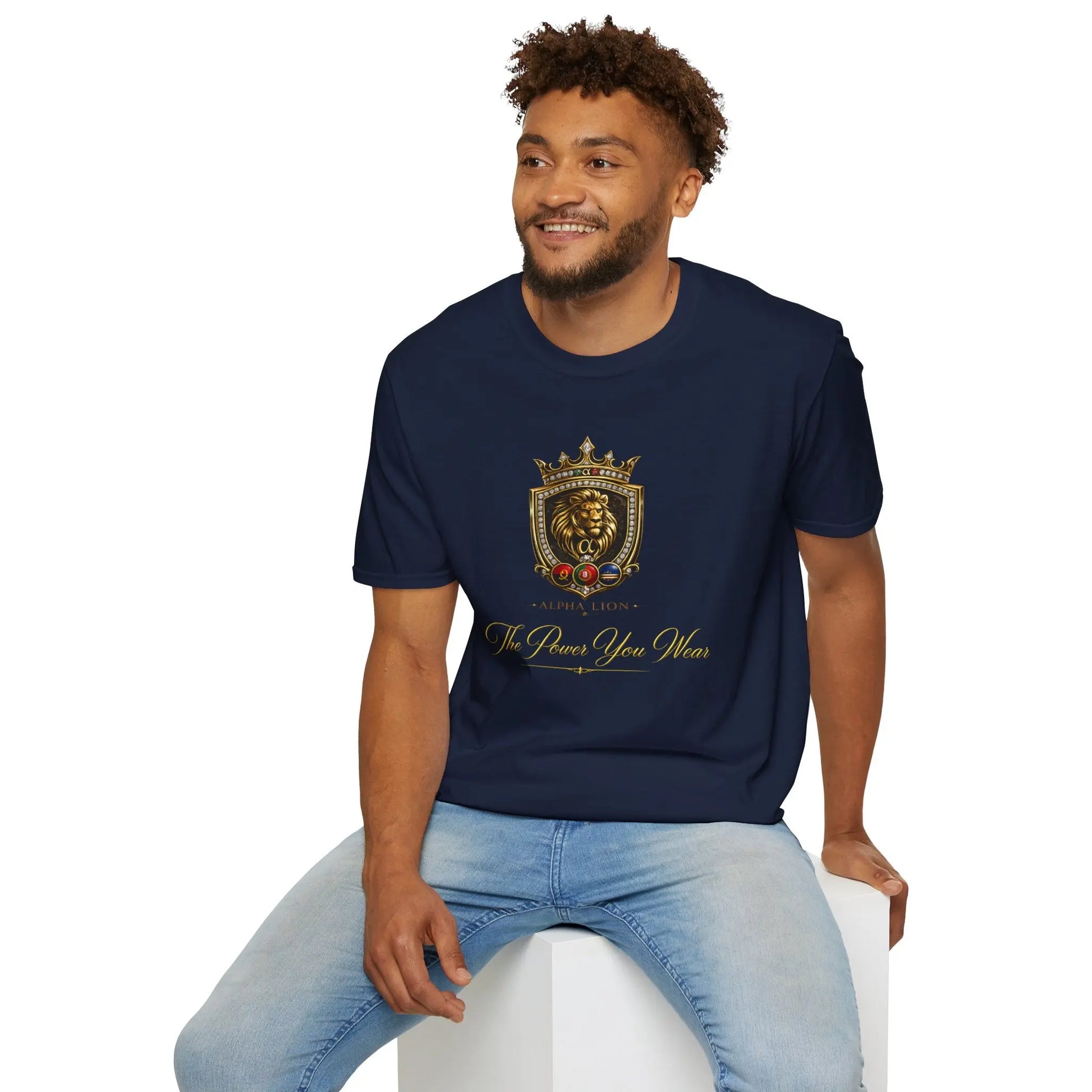 Alpha Lion Crest  T-Shirt Printify