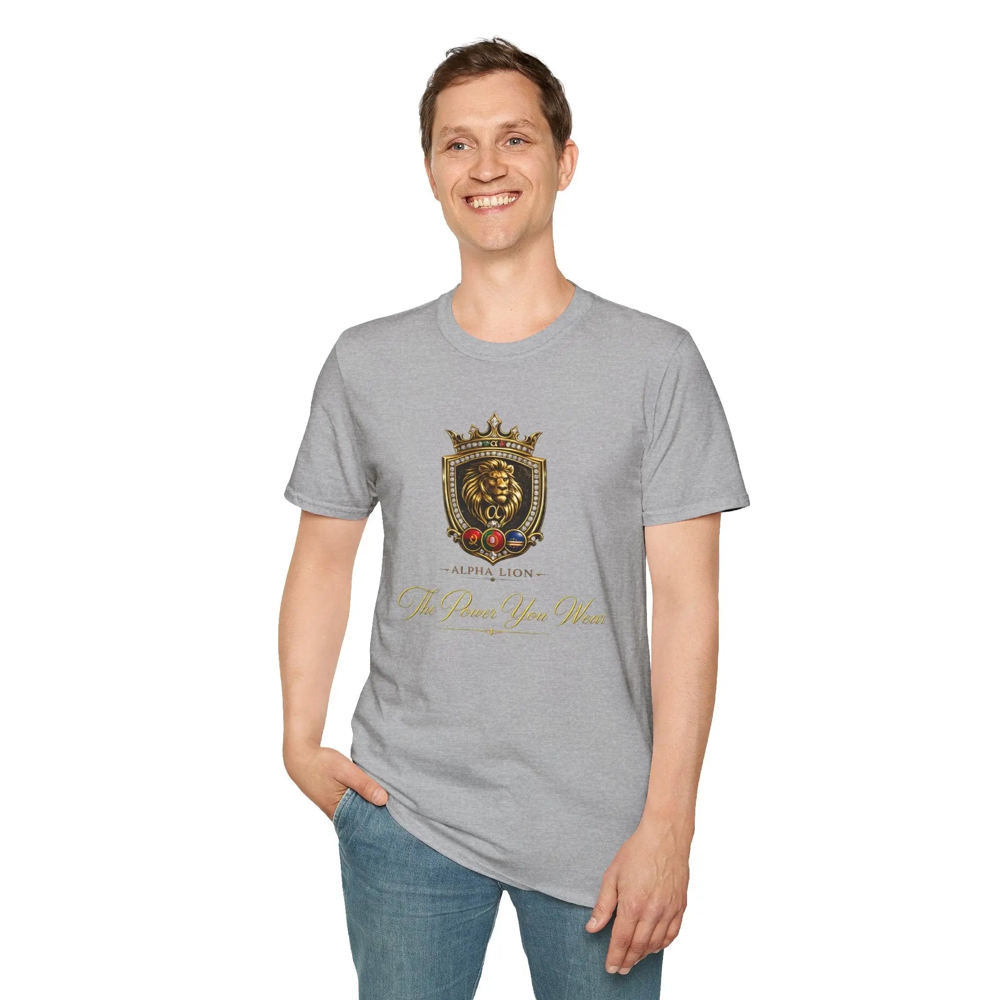 Alpha Lion Crest  T-Shirt Printify