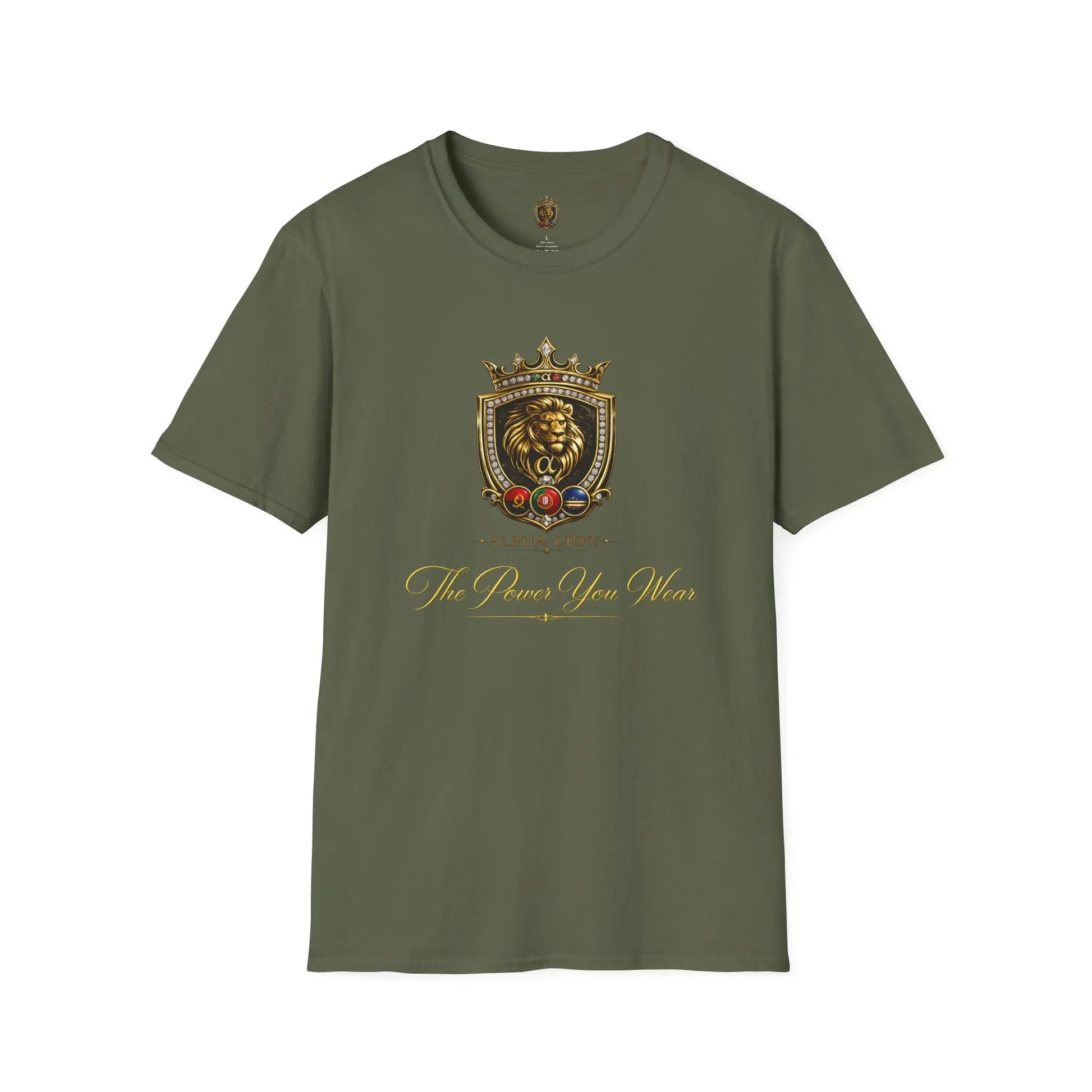 Alpha Lion Crest  T-Shirt Printify