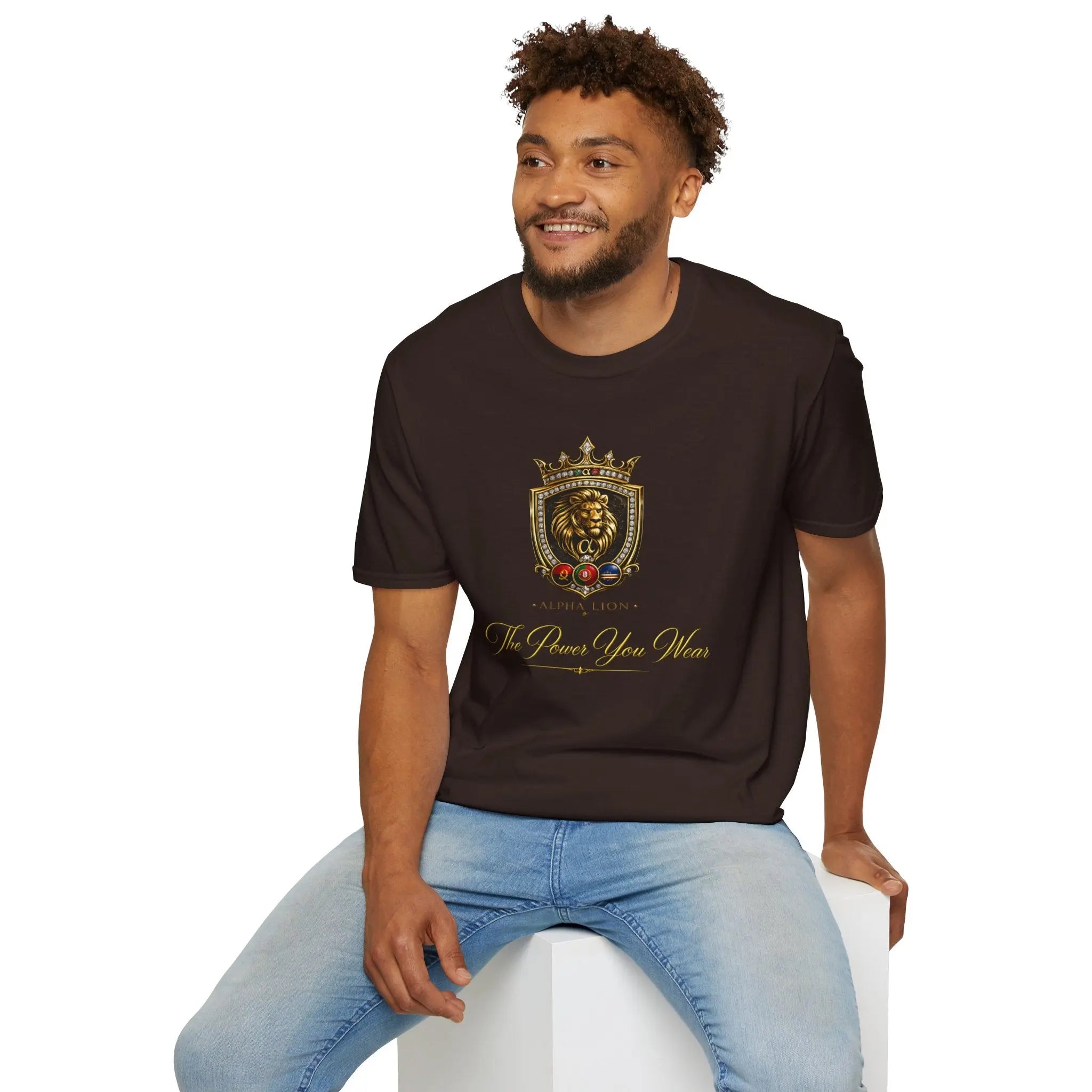 Alpha Lion Crest  T-Shirt Printify