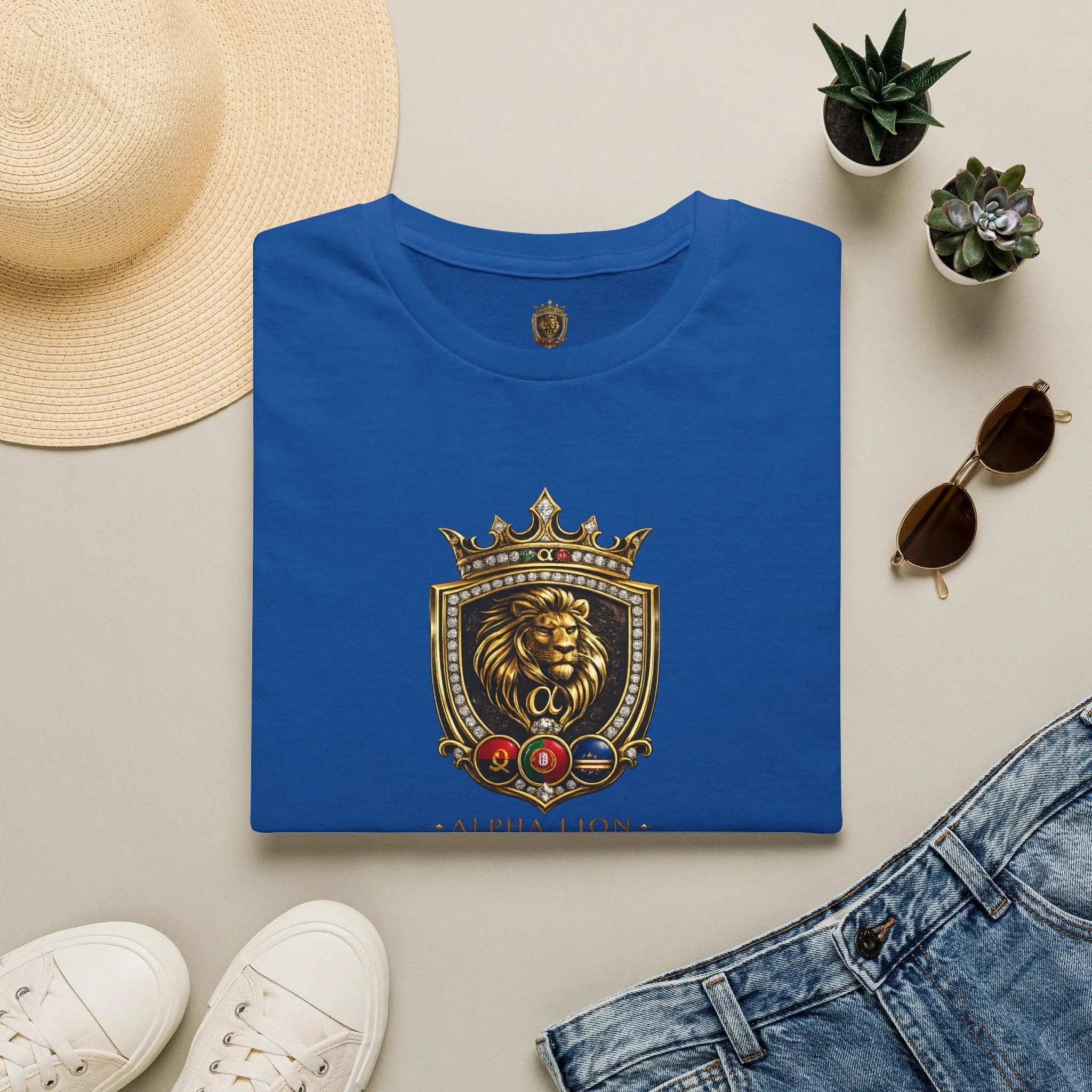 Alpha Lion Crest  T-Shirt Printify