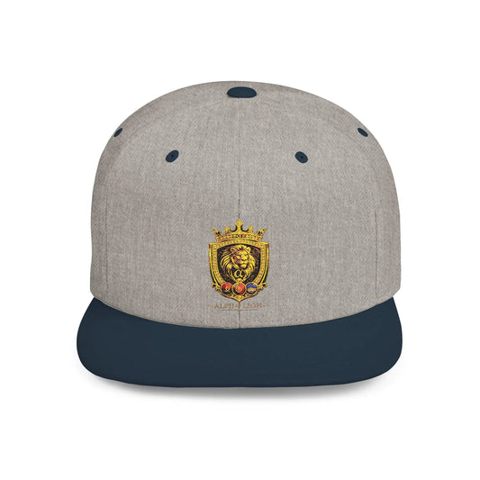Gold Lion Crest Snapback Cap Printify