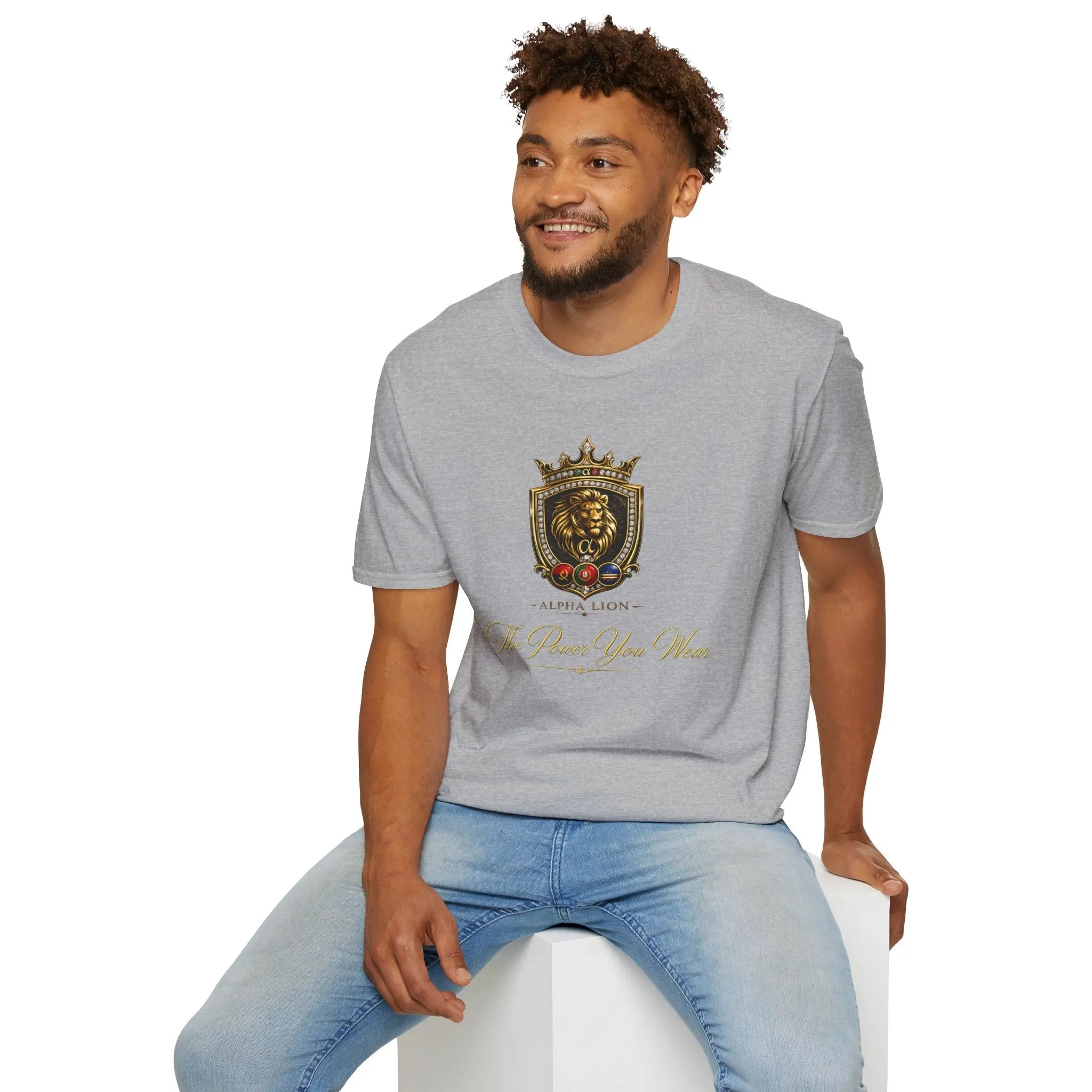 Alpha Lion Crest  T-Shirt Printify