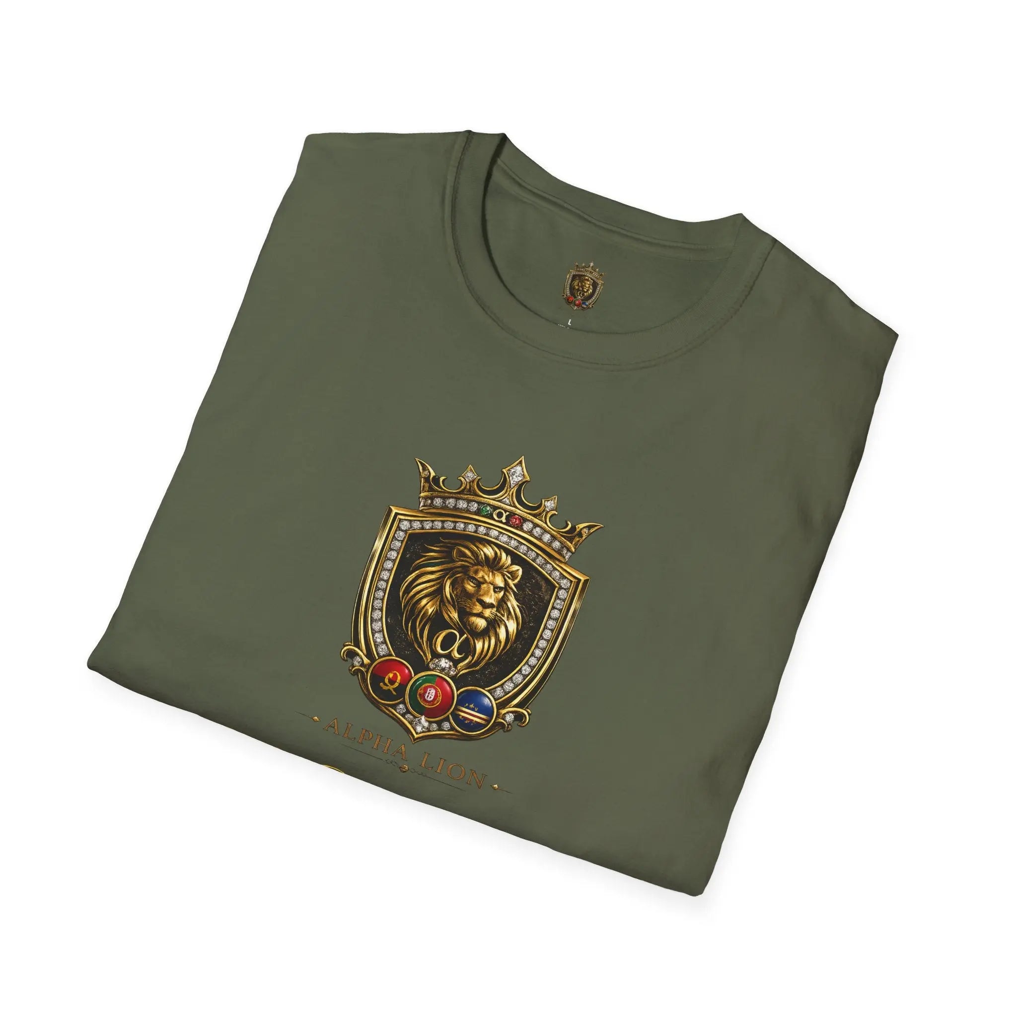 Alpha Lion Crest  T-Shirt Printify