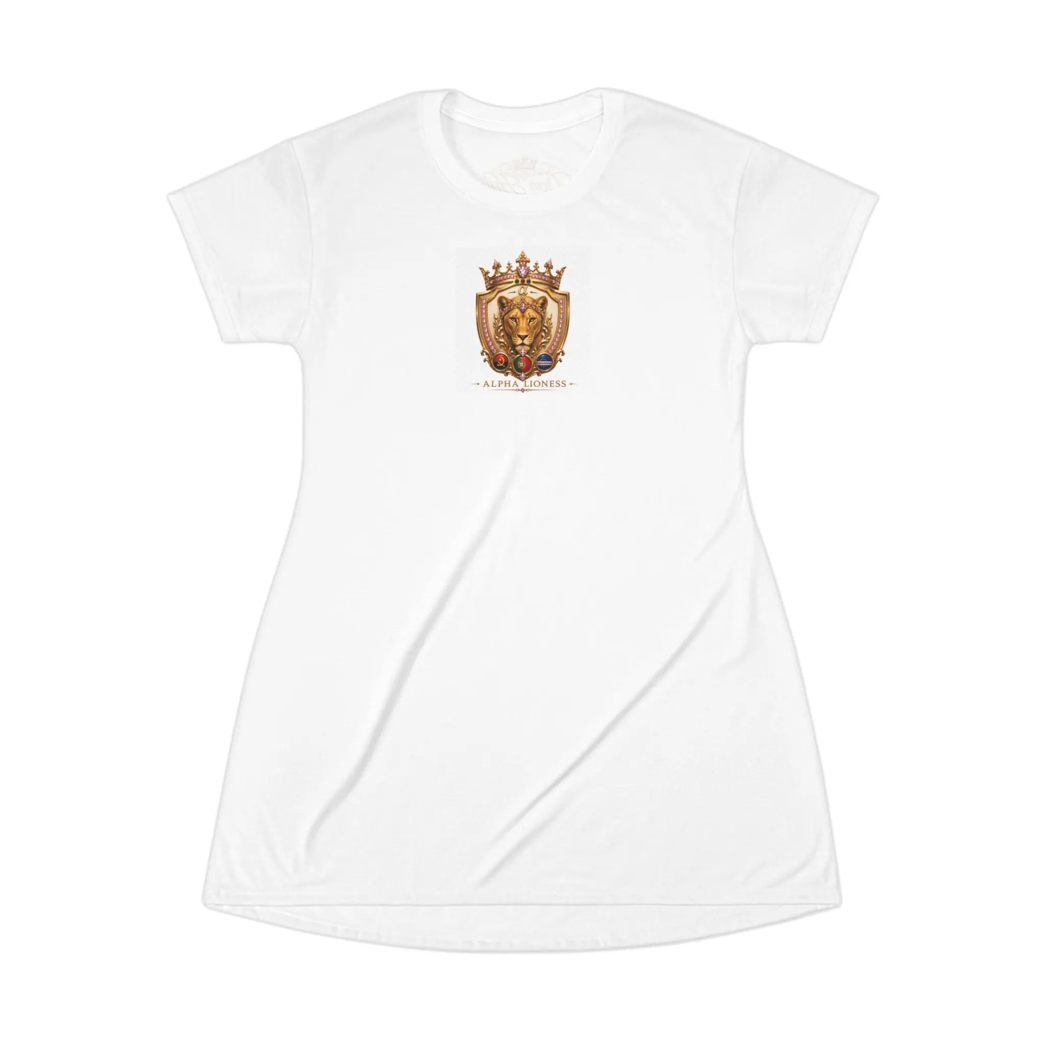 LionessT-Shirt Dress (AOP) Printify